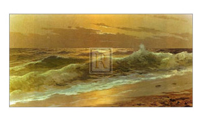 Breakers at Sunset Print Breakers at Sunset Print