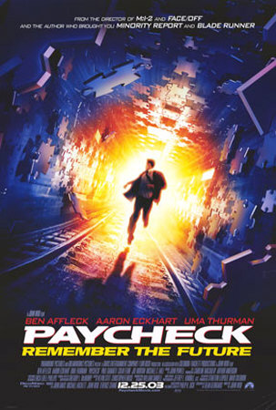 Paycheck (Original) Poster Paycheck (Original) Poster