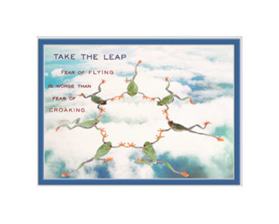 Take the Leap Matted Print Take the Leap Matted Print
