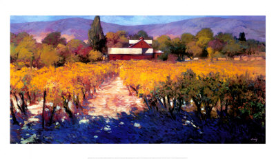 Vineyard Afternoon Print Vineyard Afternoon Print