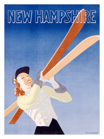 New Hampshire Giclee Print New Hampshire Giclee Print