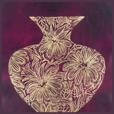 Eggplant Vase Print Eggplant Vase Print