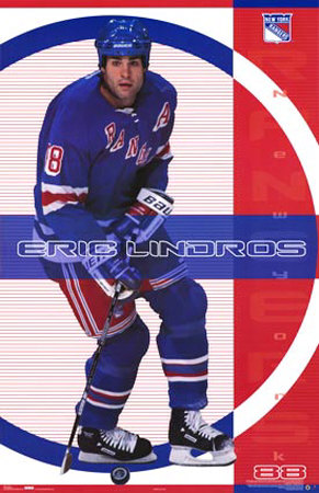 Eric Lindros Poster Eric Lindros Poster