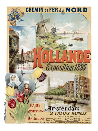 poster for Exposition in Holland 1895