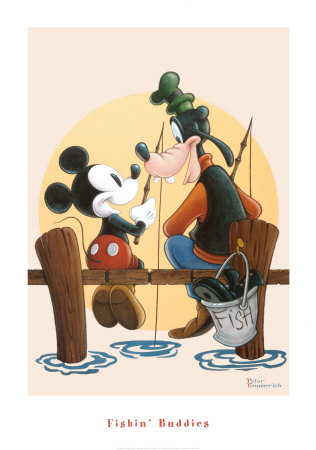 Fishin' Buddies Print Fishin' Buddies Print