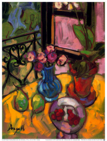 Still Life in Pink Print Still Life in Pink Print