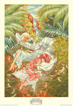 Magic Knight Rayearth II Print Magic Knight Rayearth II Print