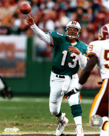 Dan Marino - Passing Action Photograph Dan Marino - Passing Action Photograph