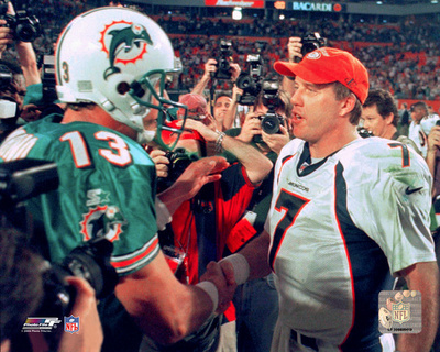 Dan Marino / John Elway Photograph Dan Marino / John Elway Photograph