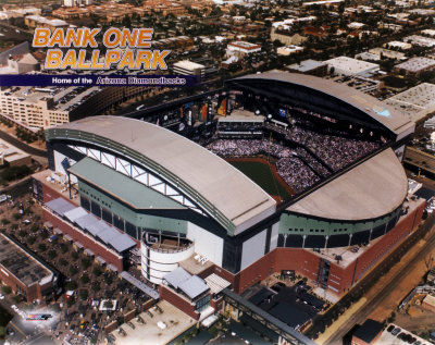 Bank One Ballpark - with overlay Photograph Bank One Ballpark - with overlay Photograph