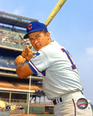 Ron Santo - With Bat, posed Photograph Ron Santo - With Bat, posed Photograph