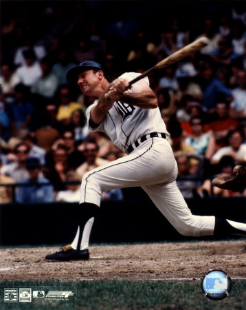 Al Kaline - Full swing Photograph Al Kaline - Full swing Photograph