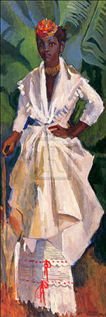 Woman in White II Print Woman in White II Print