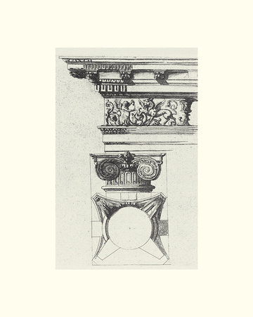 English Architectural III Print English Architectural III Print