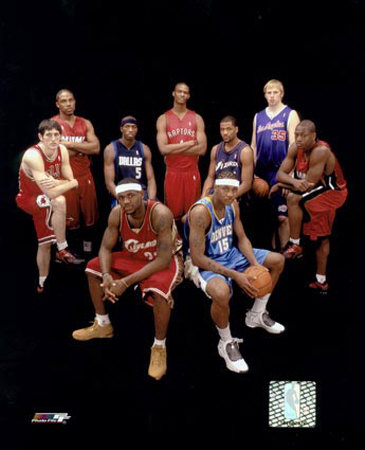 2004 NBA Rookie All-Star Team Photograph 2004 NBA Rookie All-Star Team Photograph