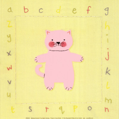 Alphabet Animals IV Print Alphabet Animals IV Print