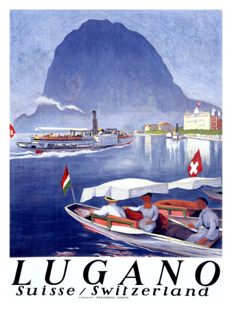 Lugano Giclee Print Lugano Giclee Print