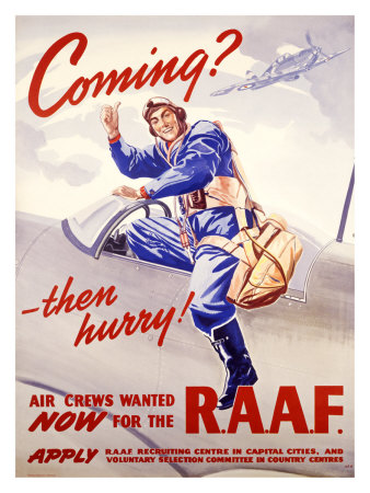WWII, R A.F. Recruit Giclee Print WWII, R A.F. Recruit Giclee Print