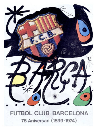 Miro Soccer, Barcelona Giclee Print Miro Soccer, Barcelona Giclee Print