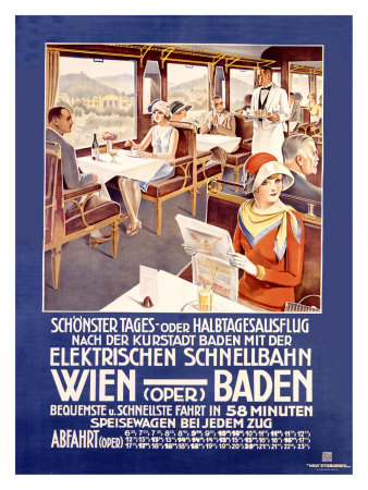 Wien Baden Giclee Print Wien Baden Giclee Print