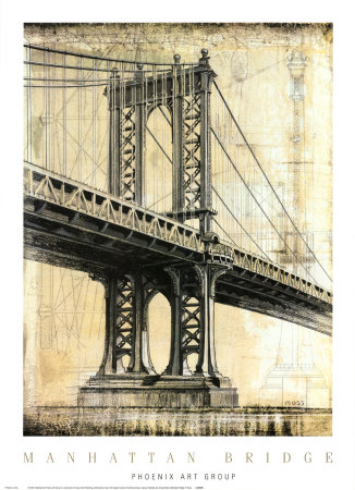 Manhattan Bridge Print Manhattan Bridge Print