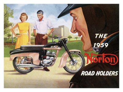 The 1959 Norton Road Holders Giclee Print The 1959 Norton Road Holders Giclee Print