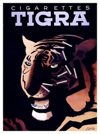 Cigarettes Tigra Giclee Print Cigarettes Tigra Giclee Print