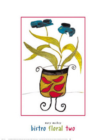 Bistro Floral II Print Bistro Floral II Print
