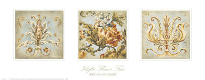 Idylle Fleuri II Print Idylle Fleuri II Print