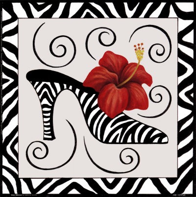 Shoe Hibiscus Print Shoe Hibiscus Print