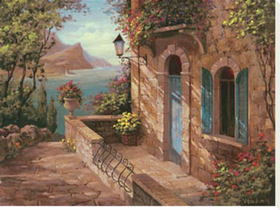 Amalfi Coast II Stretched Canvas Print Amalfi Coast II Stretched Canvas Print