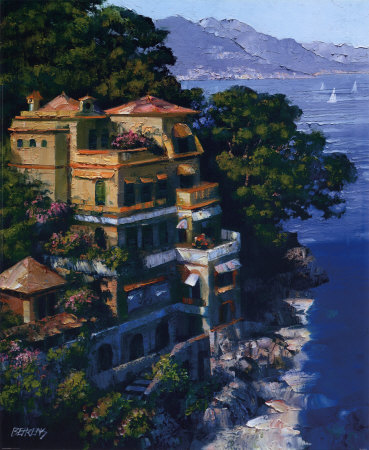 Cove at Portofino Print Cove at Portofino Print