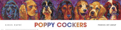 Poppy Cockers Print Poppy Cockers Print