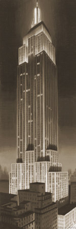 Empire State Building Print Empire State Building Print