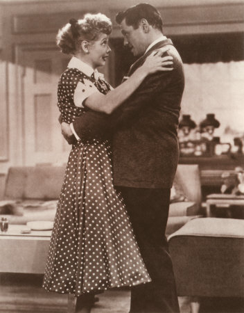 Lucille Ball and Desi Arnaz Poster Card Lucille Ball and Desi Arnaz Poster Card