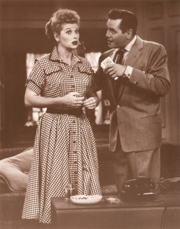 Lucille Ball and Desi Arnaz Poster Card Lucille Ball and Desi Arnaz Poster Card