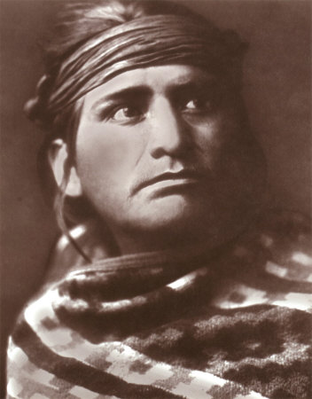 A Chief of the Desert Navajo Poster Card A Chief of the Desert Navajo Poster Card