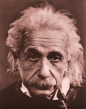 Albert Einstein Poster Card Albert Einstein Poster Card