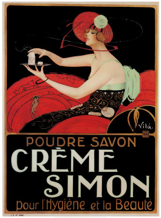 Creme Simon Print Creme Simon Print