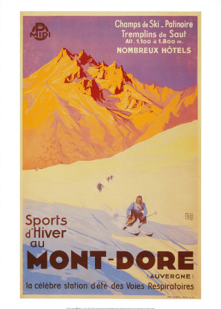 Champs de Ski Print Champs de Ski Print