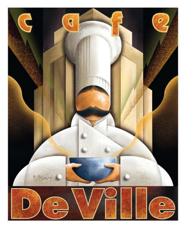 Cafe de Ville Print Cafe de Ville Print