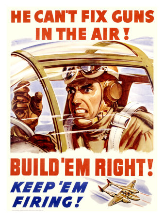 WWII, U.S. Homefront, Keep 'Em Firing Giclee Print WWII, U.S. Homefront, Keep 'Em Firing Giclee Print