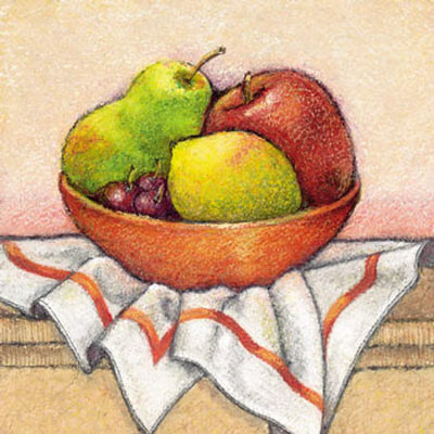 Fruit Bowl III Print Fruit Bowl III Print