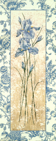 Toile de Blue II Print Toile de Blue II Print