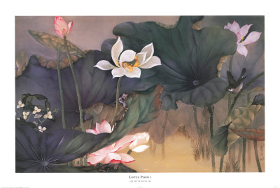 Lotus Pond I Print Lotus Pond I Print