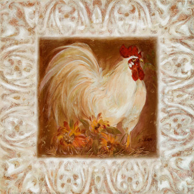 Country Rooster I Print Country Rooster I Print