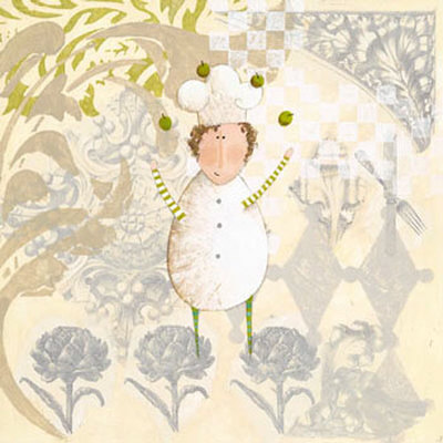Four Star Chef III Print Four Star Chef III Print