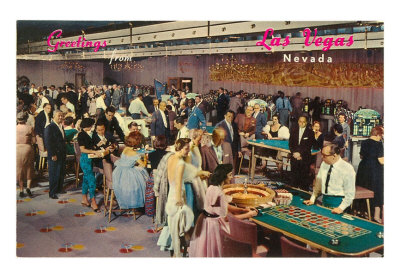 Casino Scene, Las Vegas, Nevada Print Casino Scene, Las Vegas, Nevada Print