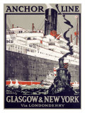 Anchor Line  Glasgow to New York