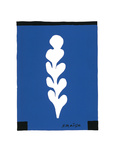 Palme Blanche Sur Fond Blue  c1947